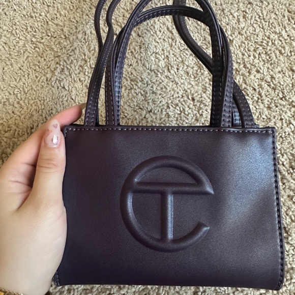 Dark purple mini teflar bag - like new - Picture 2 of 4